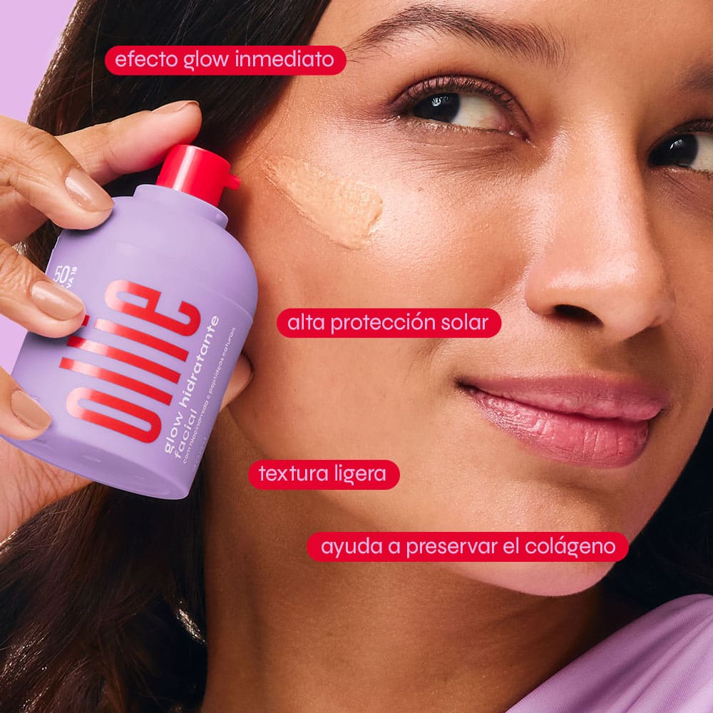 GLOW HIDRATANTE FACIAL FPS 50 (ILUMINADOR FACIAL CON PROTECCI&Oacute;N SOLAR)